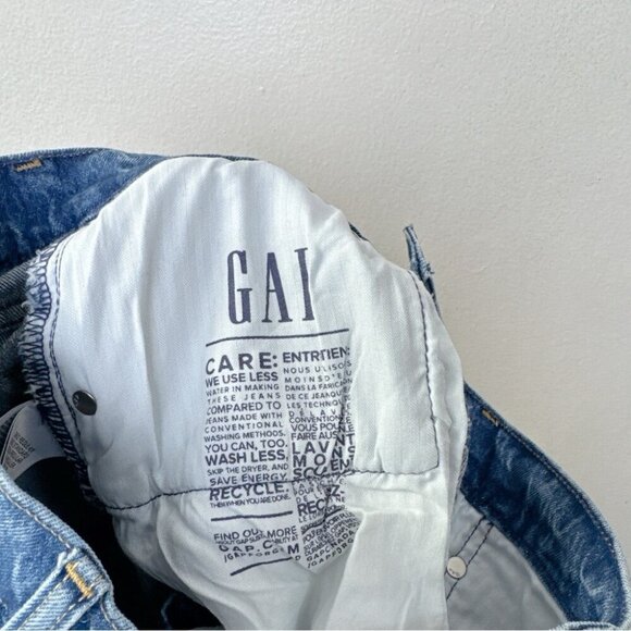 Gap Womens 26 Cheeky High Rise Straight Leg Medium Wash Jeans - Picture 11 of 16